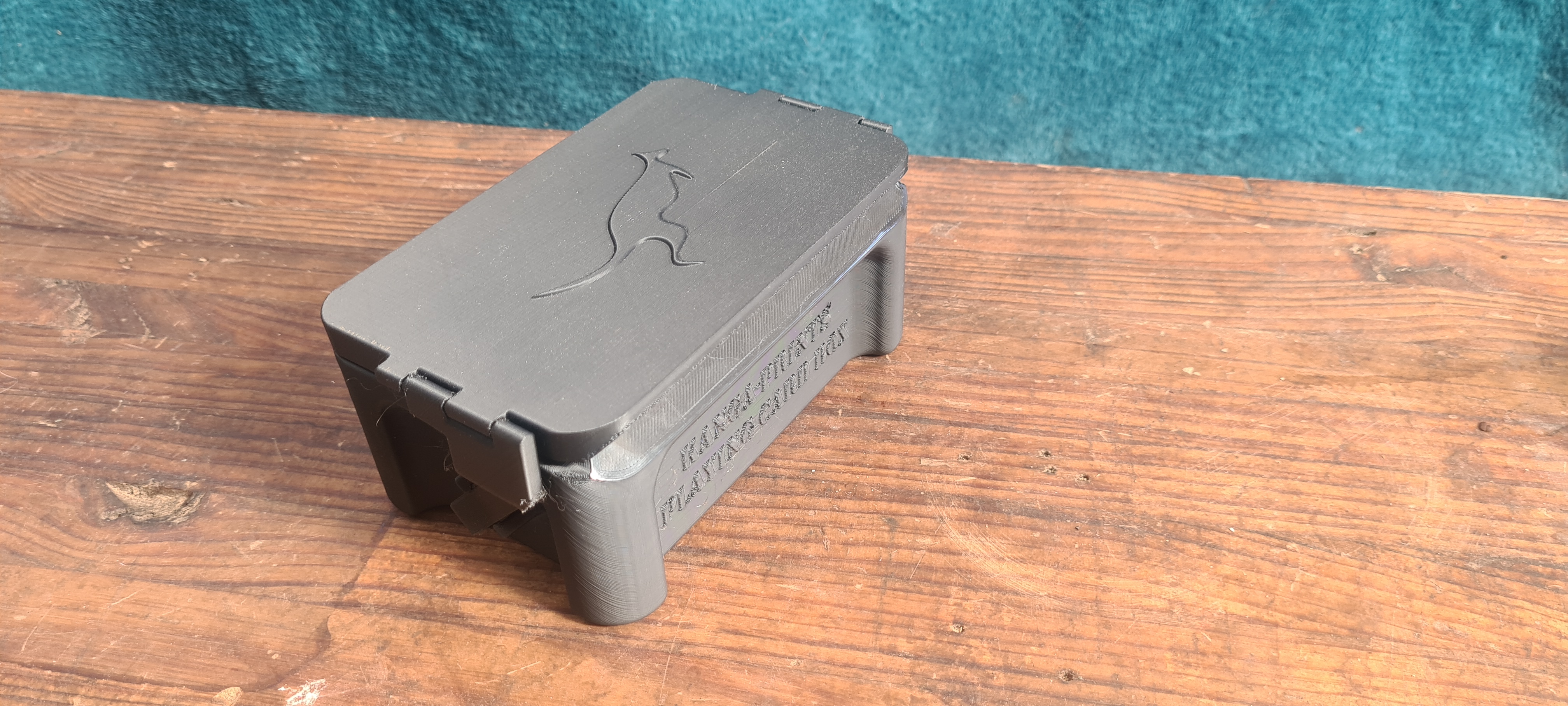 Large Card Box (black) by Kanga Box